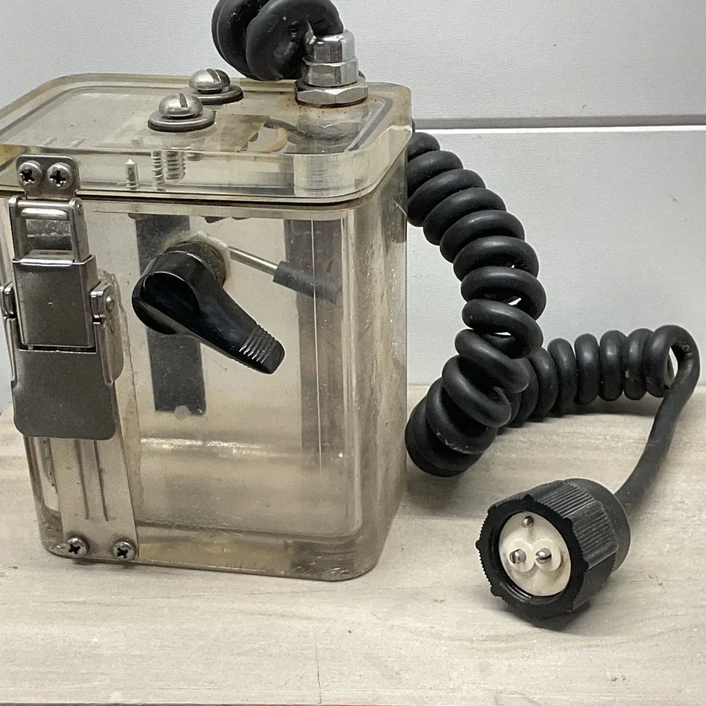 Vintage Underwater Camera Housing with Power Pack Samigon Filter Nikkor Hood